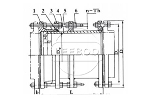 鋼制<a href=http://stock158.cn target=_blank class=infotextkey>伸縮接頭</a>零部件圖紙