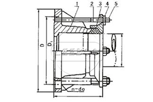 鋼制伸縮接頭分解圖